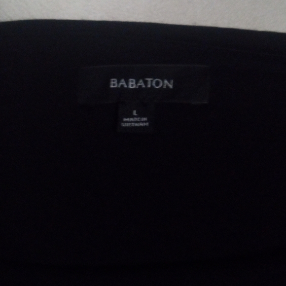 Aritzia Babaton Joaquin Ruched Detail Dress Black Size Large Midi Length - Picture 8 of 9